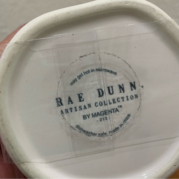 RAE DUNN Artisan Collection Hey Boo Ghost Topper Ceramic Halloween Mug New - Picture 5 of 11